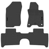 Navara NP300 Dual Cab Front & Rear Custom Fit Moulded Rubber Car Floor Mats