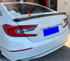 Honda Accord Sedan 2018-2022 ABS Glossy Black R Style Rear Spoiler Wing