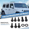 Jeep Wrangler TJ (1997-2006) - Black Metal Set Front Seat Mounting Bolts