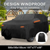 Toyota 4Runner Waterproof Car Cover with Driver Door Zipper 210D-PU
