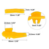 Motorcycle Tire Changer 6x Demount Head 2.36"x0.89"x0.93"