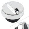 Harley Fat Boy Electra Street Road Glide Vented Chrome Gas Fuel Tank Cover