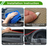 Mazda CX-30 20-24 Sun Protector Pad Black Red Dashboard Cover Mat