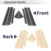 Mazda CX-7 8 Pcs Carbon Fiber Door Pillar Trim (2013-2014)