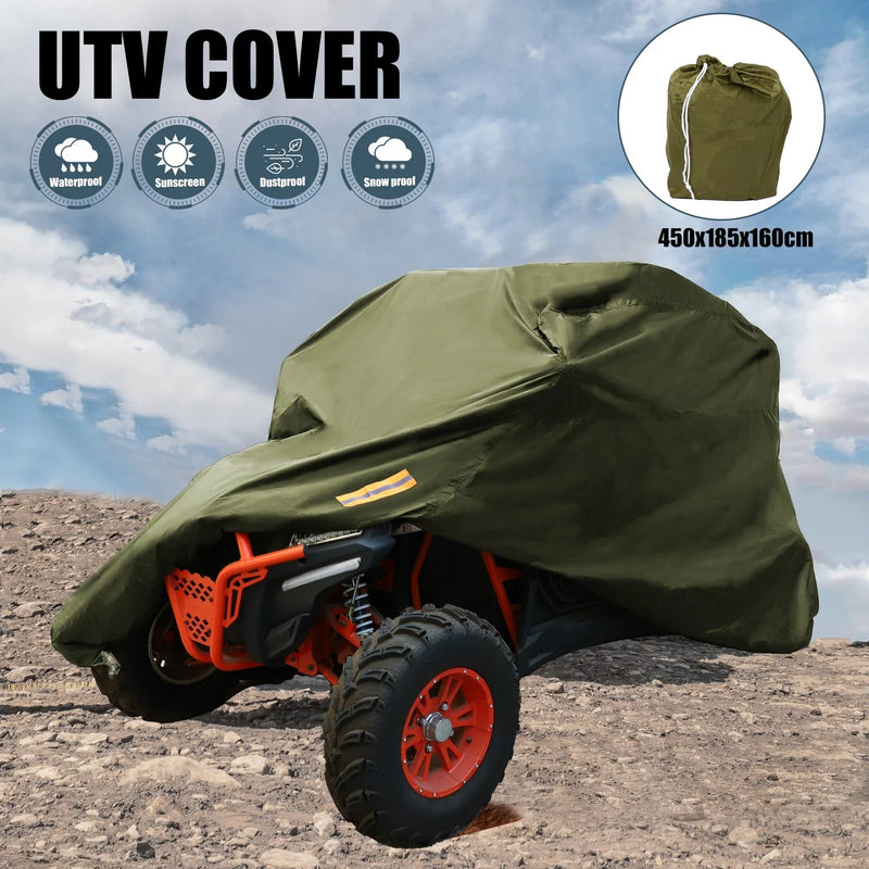 Kawasaki Can-Am 4-6 Seater Army Green UTV Cover Waterproof Full Cover