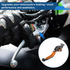 Yamaha TMAX560 Black Orange Levers / 1 Pair / Adjustable Short Long Brake Clutch Levers (2012–2024)