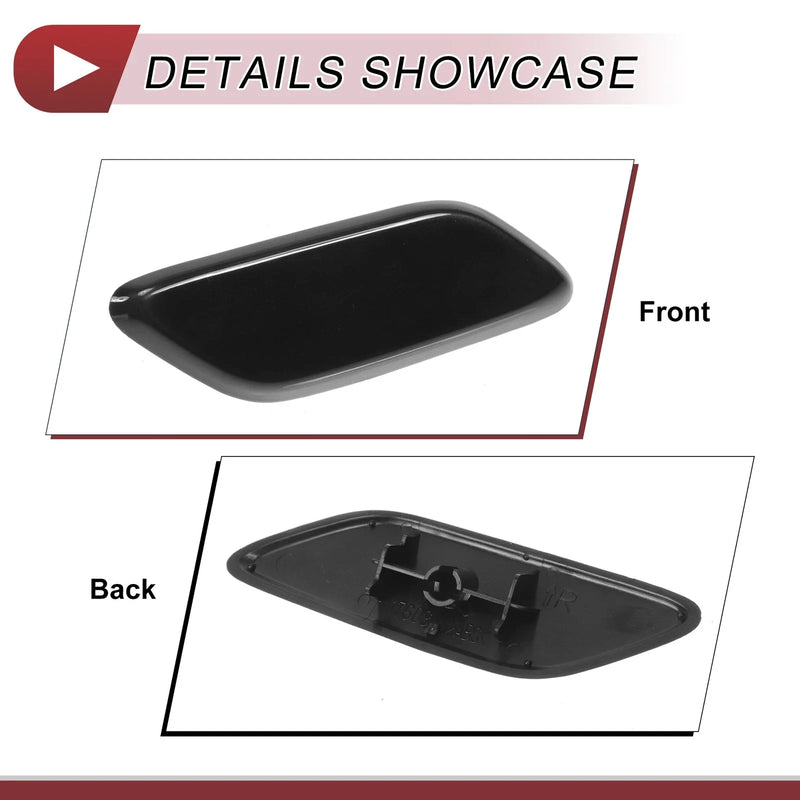 Honda CR-V MK3 Facelift 2009-2011 Black Front Right Washer Nozzle Cover