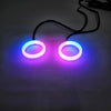 Car 100MM RGB Phone Control Angel Eye Halo Rings Headlight DRL