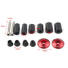 Motorcycle Dirt Bike Black 7/8'' Handle Bar End Cap Plug
