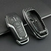 Ford Lincoln 2 x Smart Key Cover & Chain Holder