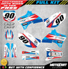 Yamaha YZF 426 (1998-2002) FORTRESS STYLE Decals Custom Graphics Full Kit