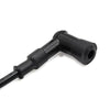 Make Model 4 x Silicone 90 Degree Spark Cap Ignition Wire Cable Black