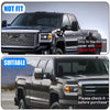Chevy Silverado GMC Sierra Black Tow Mirror Cap Cover Assemblies (2014-2019)