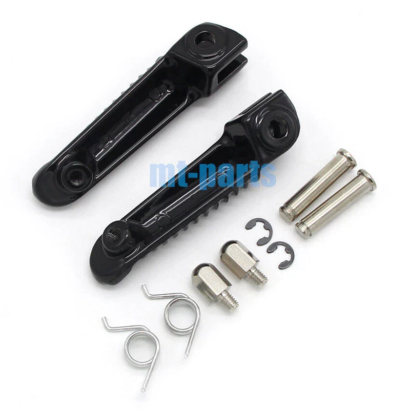 Yamaha YZF R6 Black Front Footrest Pegs (1999-2020)