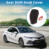 Toyota Camry 1 Pc Gear Shift Knob Cover Black Red Faux Leather (2018–2024)