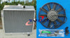 Chevy 1951-1954 3 Row Aluminum Radiator + Fan