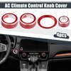 Honda CR-V 2017-2021 Red 4pcs AC Knob Covers