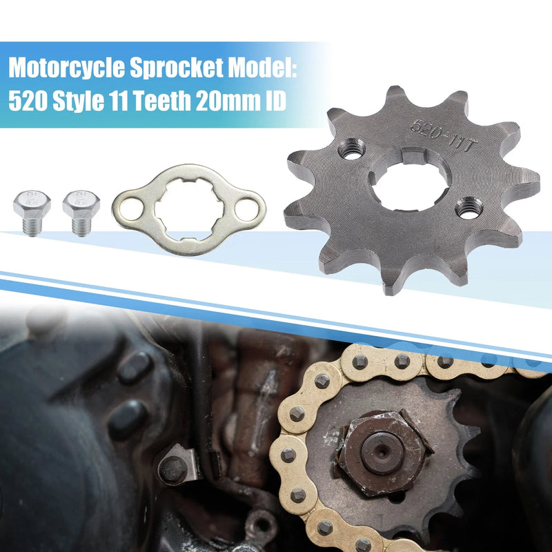 Dirt Pit Bike ATV 11T Front Engine Sprocket 20mm ID