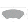 Toyota Corolla ZRE152R ZRE153R ZRE182R Bremtec Front Disc Brake Pads Set (2007-2019)