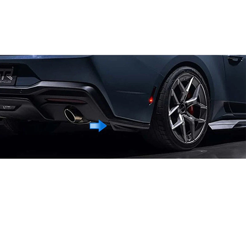 Ford Mustang S650 GT Rear Bumper Lower Side Corner Spoiler (2024-2025)