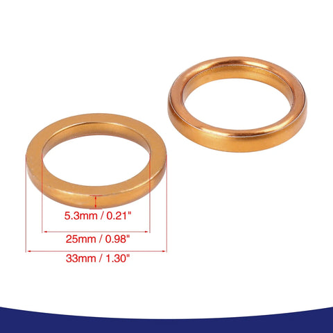 Jiangling 25mm ID 33mm OD Cycle Exhaust Muffler Pipe Gasket Item