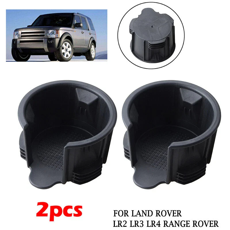 Land Rover Range Rover Sport LR3 LR2 LR4 Cup Holder Insert Set (2005-2023)
