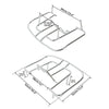 Honda GoldWing GL1800 Chrome Trunk Tourbox Luggage Rack (2001-2017)