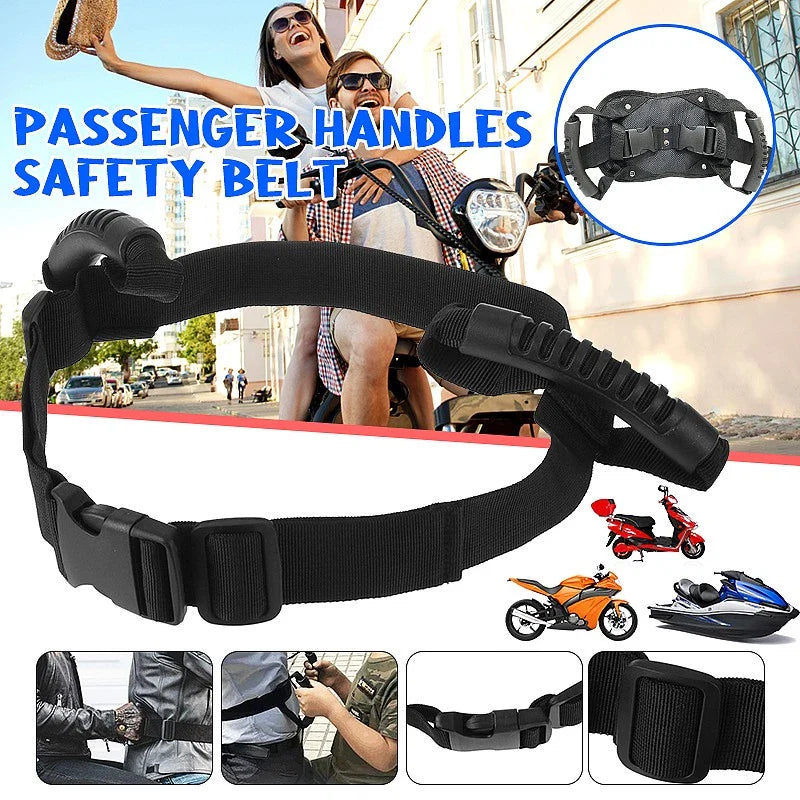 Motorcycle Motocross ATV Scooter UTV Racing Passenger Safety Belt Handles