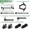 Toyota Corolla 12pcs Front Suspension Control Arm Tie Rod Ends (2003-2008)