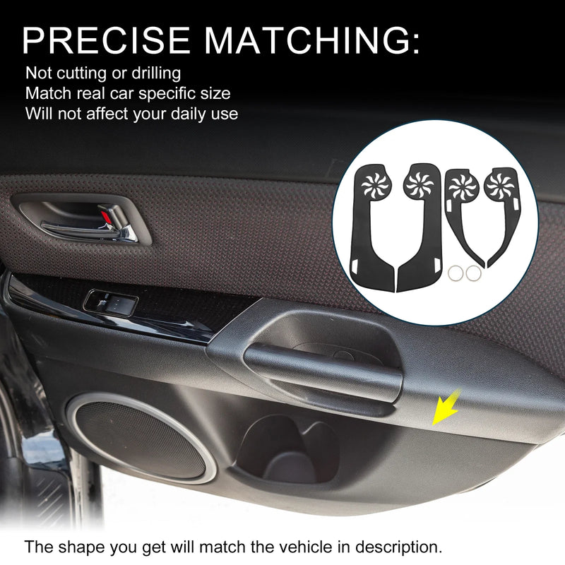 Mercedes-Benz C Class Car Door Leather Anti Kick Pad Sticker (2011)