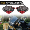 Motorcycle Set / 1 / Universal Hand Guard Knuckle Protector Red