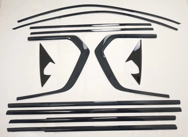 BMW X7 12 x Steel Window Molding Side Cover Trim (2019-2023)