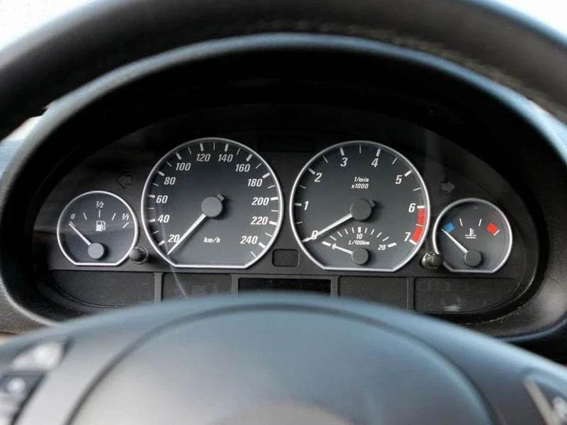 BMW 3 Series E46 M3 ZHP Dashboard Gauge Rings Silver (1998-2005)