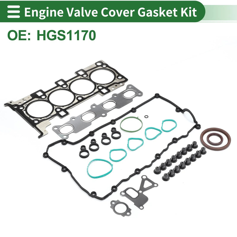 Dodge Dart 1.4L 2.0L 2.4L Engine Valve Cover Gasket Kit (2013-2016)