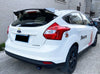 Ford Focus Hatchback Black ABS Rear Spoiler Wing (2011-2018)