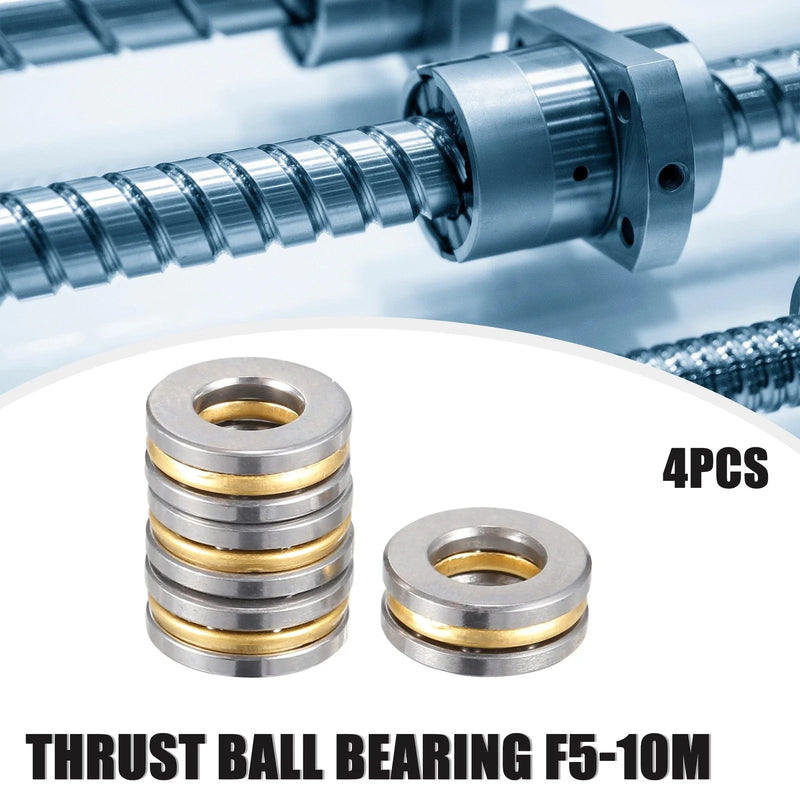F5-10M 4 x Car Thrust Ball Bearing 5x10x4mm Roller with Washers