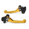 Kawasaki KX450F GOLD Pivot Dirt Clutch Brake Levers (2006-2012)