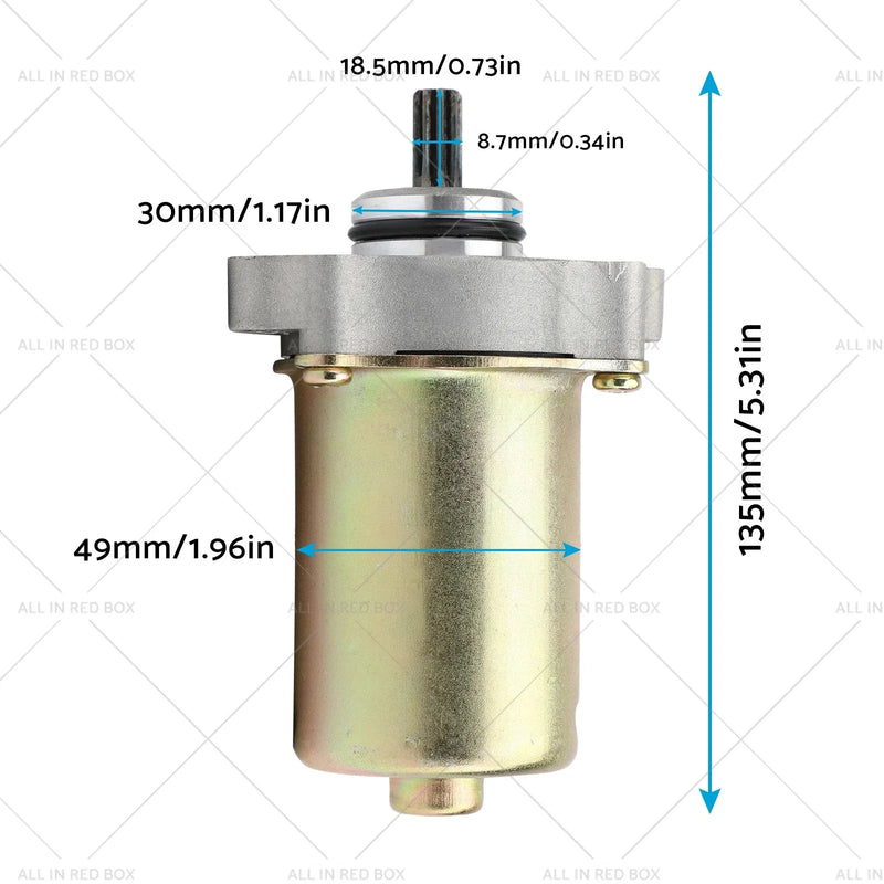 Kawasaki BR125 Z125 Pro KLX110 L 9 Teeth Starter Motor (2016-2020)