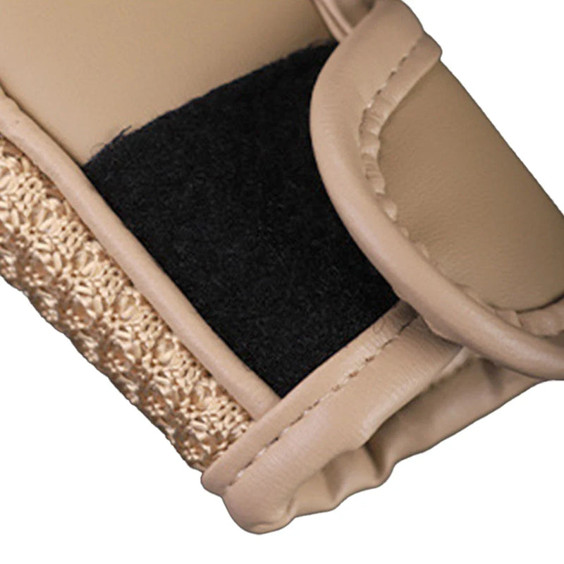 Car Shifter Protector Beige Ice Silk Gear Shift Knob Cover