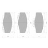 Toyota Prado 90 Series 1996-2002 Front Disc Brake Pads Set (2 x Pads)