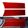 Benz C E GLC Class Carbon Red Console Armrest Storage Box Cover (2015-2023)