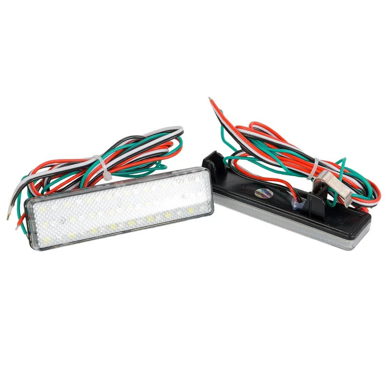 Opel Vauxhall Vivaro Movano Rear Bumper LED Reflector Lights (2001-2014)