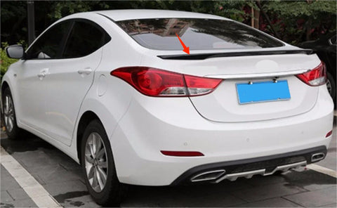 2011-2016 Hyundai Elantra Sedan Glossy Black Rear Trunk Spoiler (2011-2016)