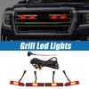 Toyota 4Runner 2020-2022 Red Black LED Front Grille Lights Set