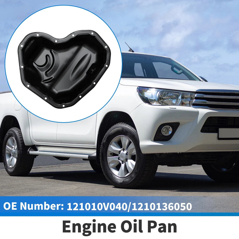 Toyota RAV4 (2009-2017) Steel Black Engine Oil Pan