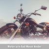 Motorcycle 2 x Ball Mount Holder Ball Adapter