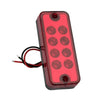 Truck Trailer RV Van Camper 4x Red LED Side Marker Clearance Lights