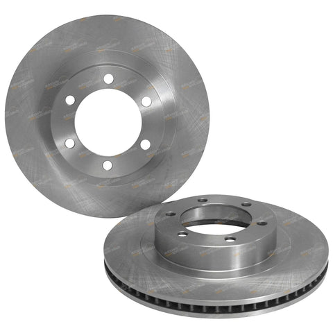 Toyota Prado GRJ120 KDJ120 KZJ120 2 x Front Disc Brake Rotors (2003–2009)