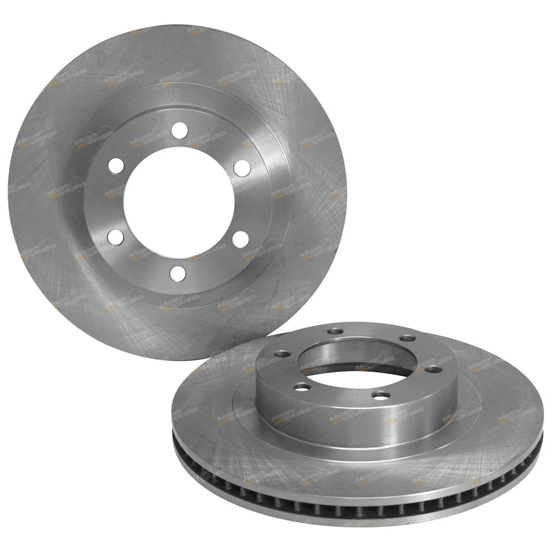 Toyota Prado GRJ120 KDJ120 KZJ120 2 x Front Disc Brake Rotors (2003–2009)