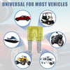 Boat Truck RV Camper Motorcycle Yellow 5 x 20A Car Mini Blade Fuse